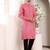 Black cotton embroidered kurta pajama