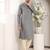 Off white silk embroidered kurta pajama
