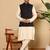 Black cotton embroidered kurta pajama