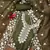 Olive Green Graceful organza embroidered suit set with matching dupatta