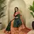 green Paithani silk blend weaving saree  with contrast blouse