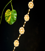 Golden blossom kundan matha patti