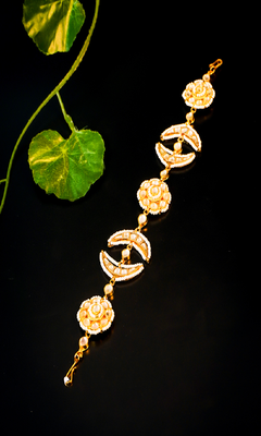 Crescent elegance kundan matha patti 2