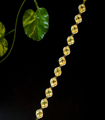 Emerald glow floral matha patti