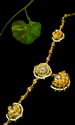 Elegant crescent trio matha patti 2
