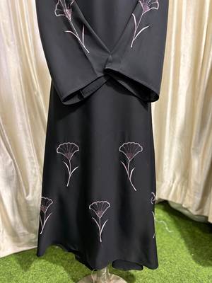 Black IMPORTED NIDA FABRIC 2