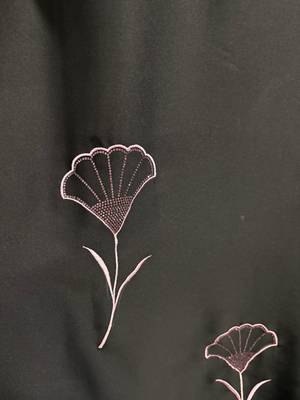 Black IMPORTED NIDA FABRIC 4