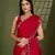 rani silk blend swaroski work saree with unstitched blouse