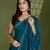 rama silk blend swaroski work saree with unstitched blouse