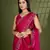 rani silk blend swaroski work saree with unstitched blouse
