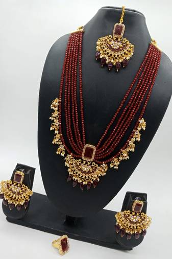 Premium designer function wear heavy jewellery collection