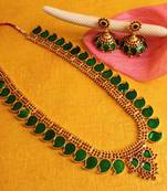 Beautiful Mango Palakka Haar Set 