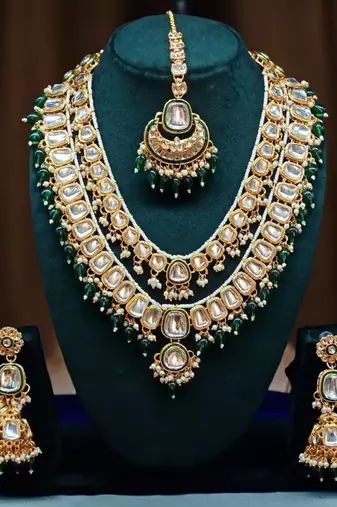 Premium designer function wear heavy jewellery collection