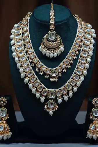 Premium designer function wear heavy jewellery collection