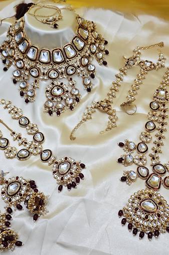 Premium designer function wear heavy jewellery collection