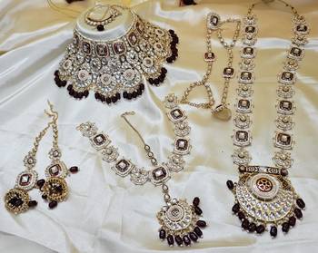 Premium designer function wear heavy jewellery collection 1