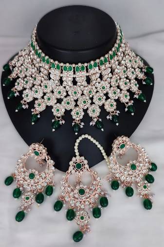 Premium designer function wear heavy jewellery collection