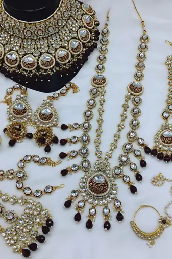 Premium designer function wear heavy jewellery collection