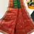Green Paithani silk blend Saree With Contrast Weaving Pallu And Blouse
