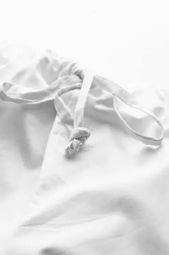 White cotton embroidered payjamas