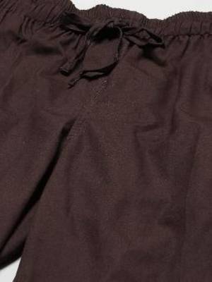 Brown cotton embroidered payjamas 5