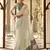 off white soft silk blend saree with unstitched blouse
