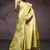 neon handloom silk blend saree with unstitched blouse