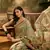 Women's pista organza zari woven saree with unstitched blouse piece