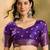 Women's white silk cotton printed saree with unstitched blouse piece