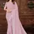 Lavender Sequin Resham Embroidered Georgette Saree