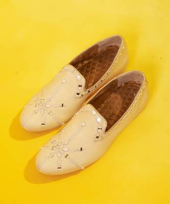 mirror embroidered silk loafer 2