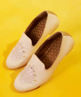 Pink mirror embroidered silk loafers 1