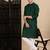Bottle green cotton solid kurta for mens