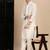 Off white cotton chikankari kurta for mens