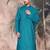 Firozi cotton textured kurta for mens