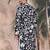 Deep blue silk blend chikankari kurta for mens