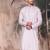 Voilet cotton printed kurta for mens
