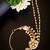 Classic kundan nath with pearl outline