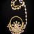 Royal pearl & kundan bridal nath