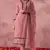 Attractive Pink Thread Embroidery Party Wear Pant Suit