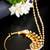 Classic kundan nath with pearl outline