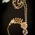 Classic kundan nath with pearl outline