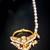 Classic kundan bridal nath with pearl fringe