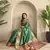 Green paithani design saree with contrast weaving pallu and blouse