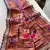 Lavender paithani design saree with contrast weaving pallu and blouse