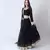 BLACK EMBROIDERED GEORGETTE LEHENGA CHOLI WITH DUPATTA