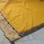 Mustar Vichitra Art silk Embriodered Lace Saree With Blouse Piece.