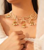 Pearl beads necklace set