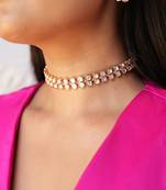 Araya kundan studded choker set