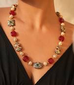 Crimson elegance necklace